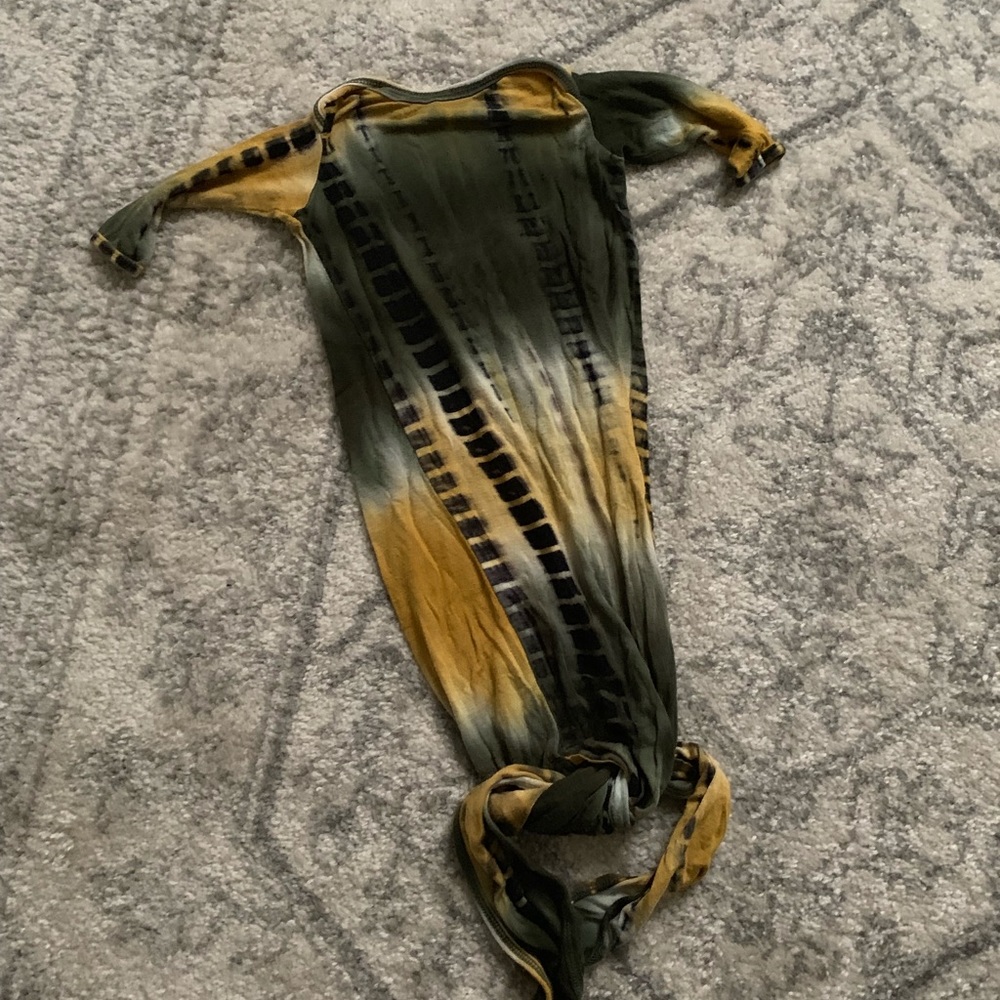 Tie Dye Knotted Gown